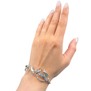silver bracelet from the sama collection